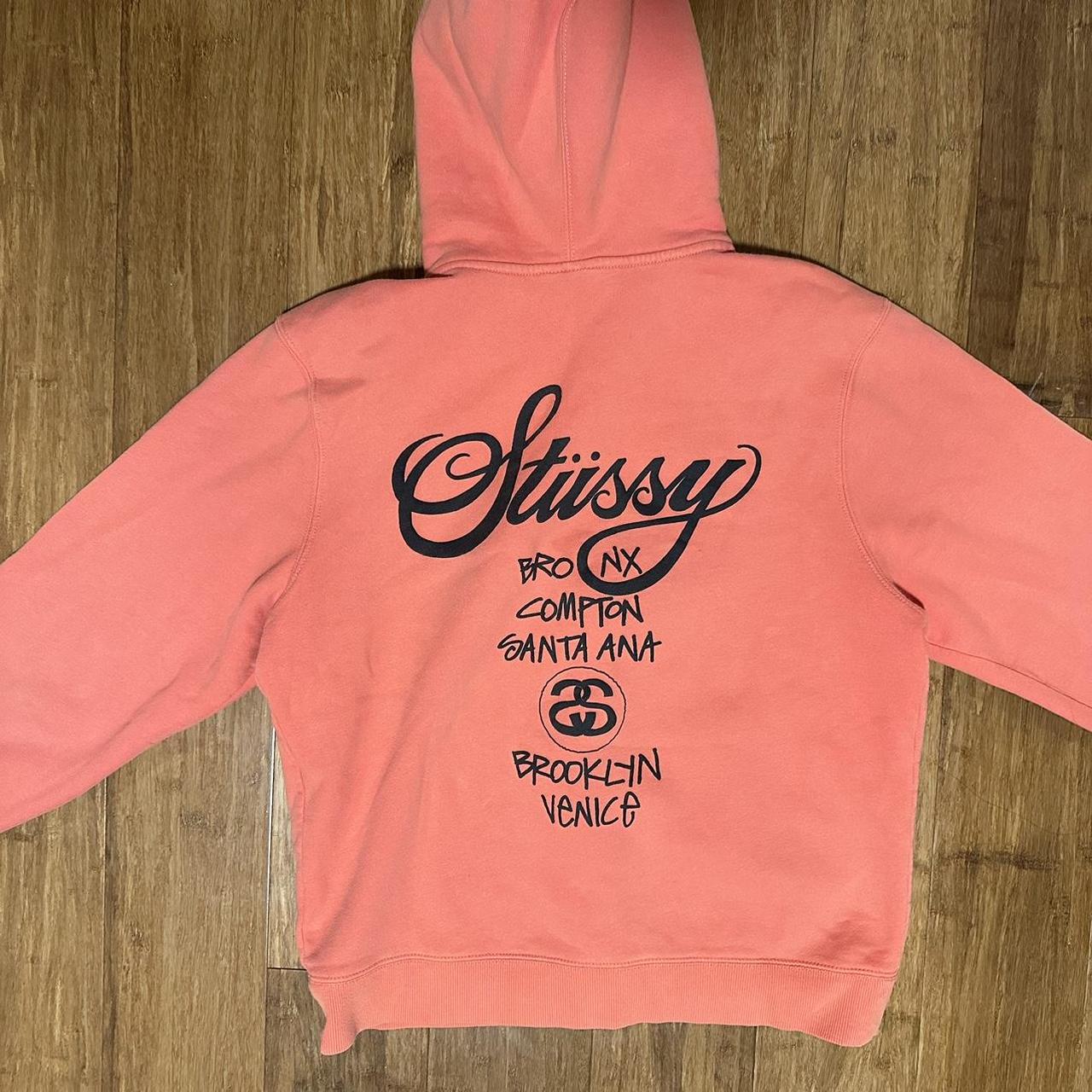 coral world tour stussy zip up/hoodie/jacket | Depop coral world tour stussy zip up/hoodie/jacket | Depop