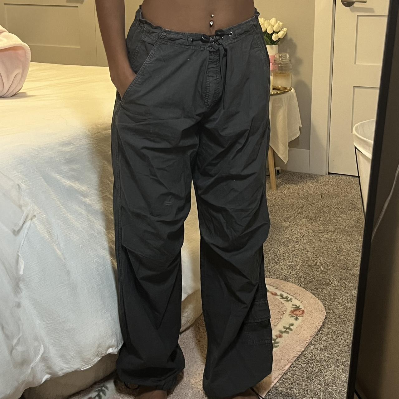 Garage Paxton Parachute Pants in Blackened... Depop