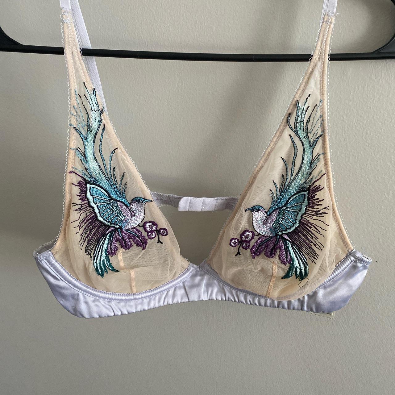 Embroidered bralette fashion