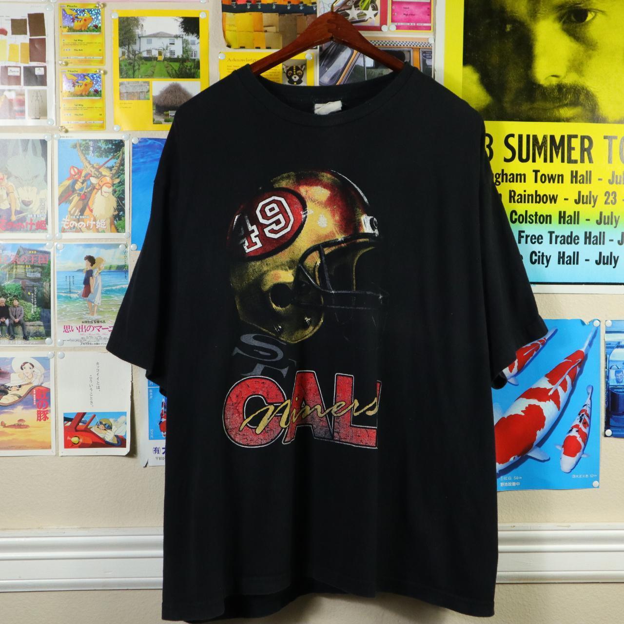 San Francisco 49ers Black Shirt Vintage looking - Depop