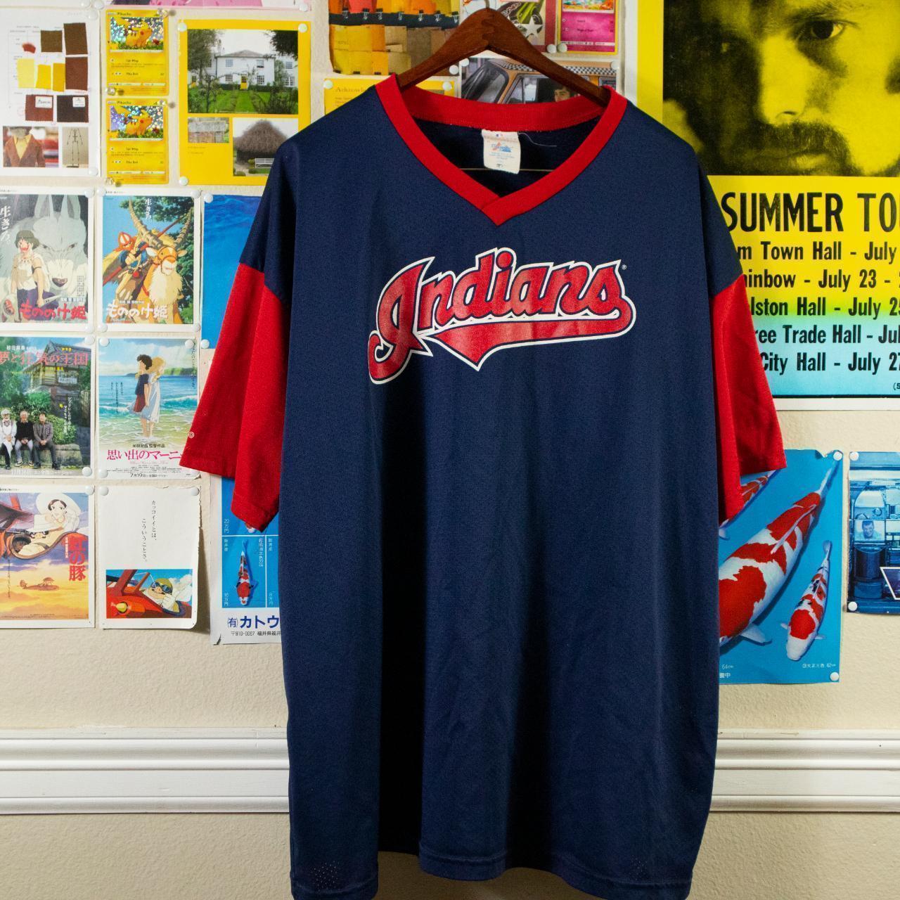 Vintage Cleveland Indians Jersey by Stater - Depop