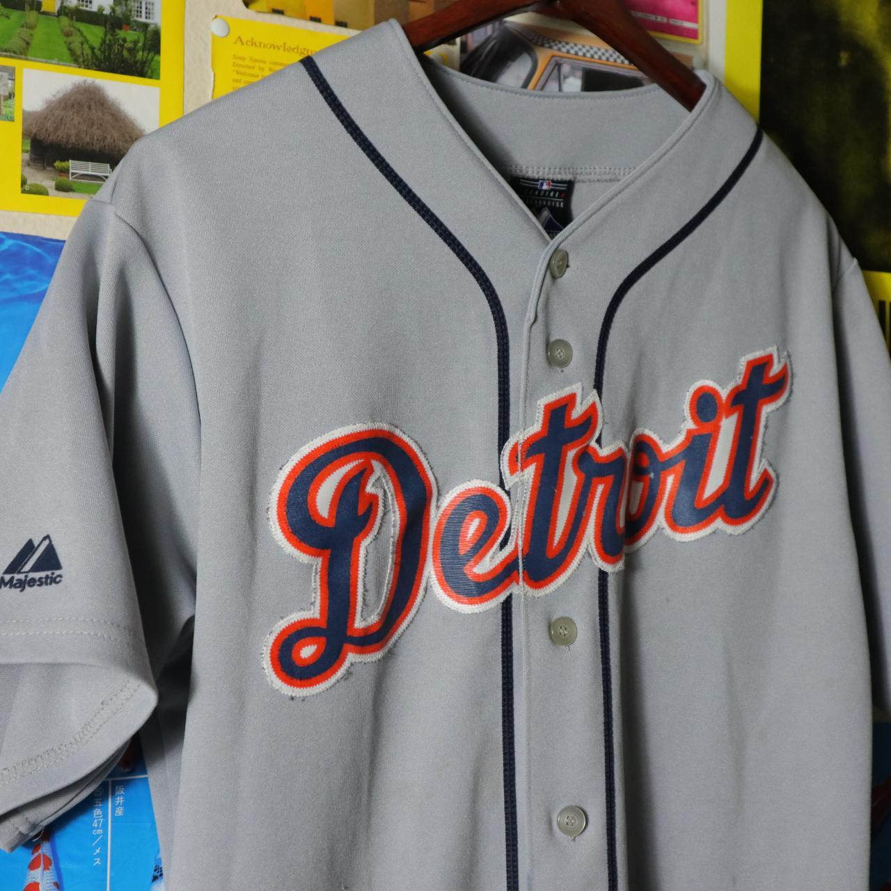 Vintage Detroit tigers baseball jersey Majestic - Depop