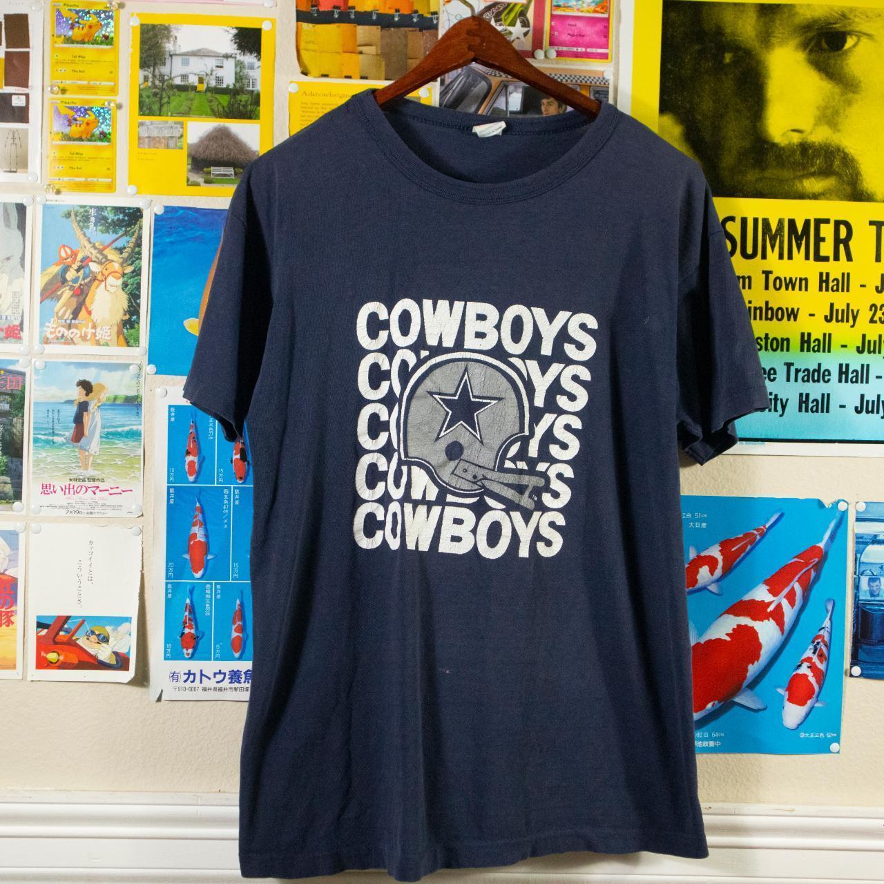 Vintage Dallas Cowboys 80s Champion Brand Shirt Size Small