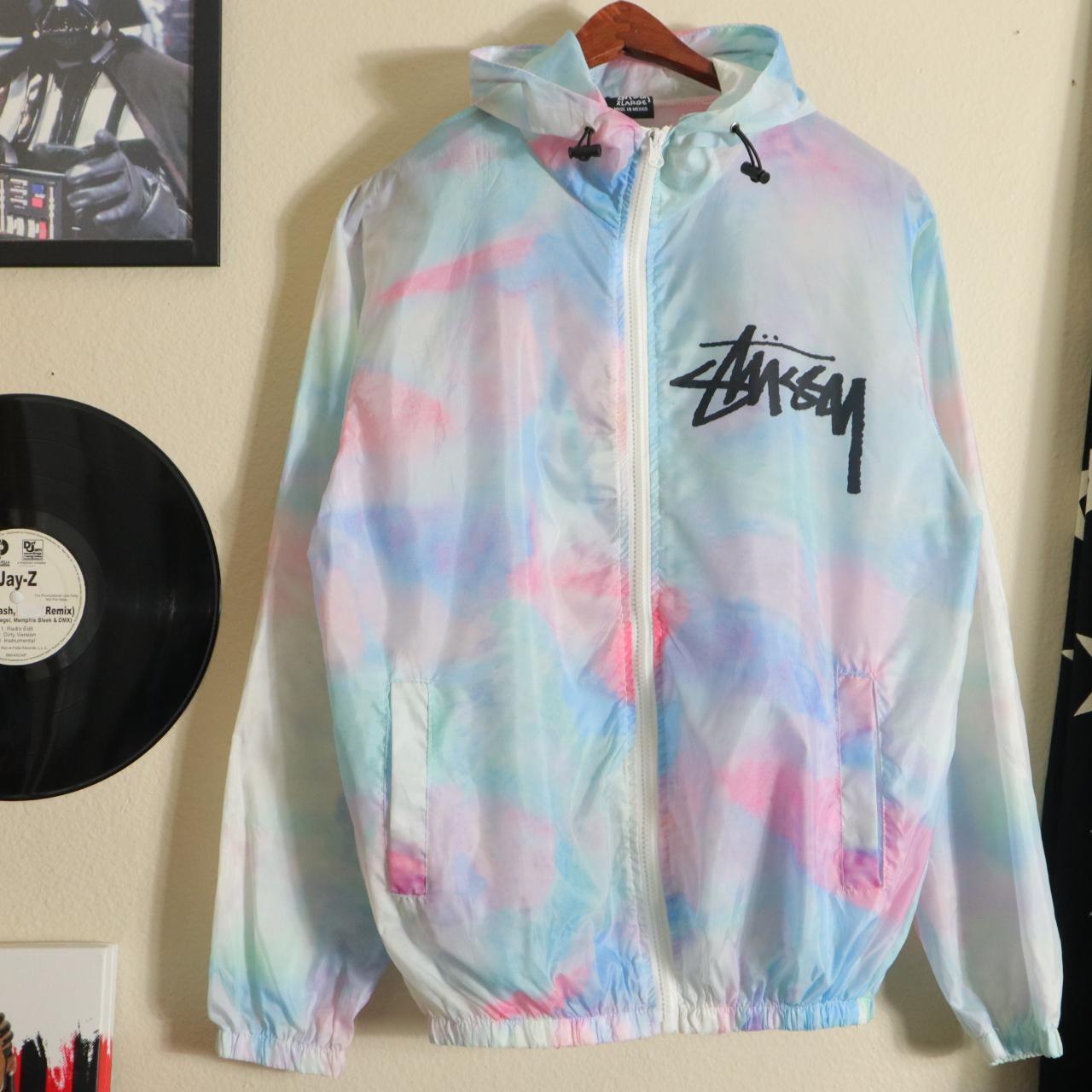 Stussy International Tie-dye Windbreaker... - Depop