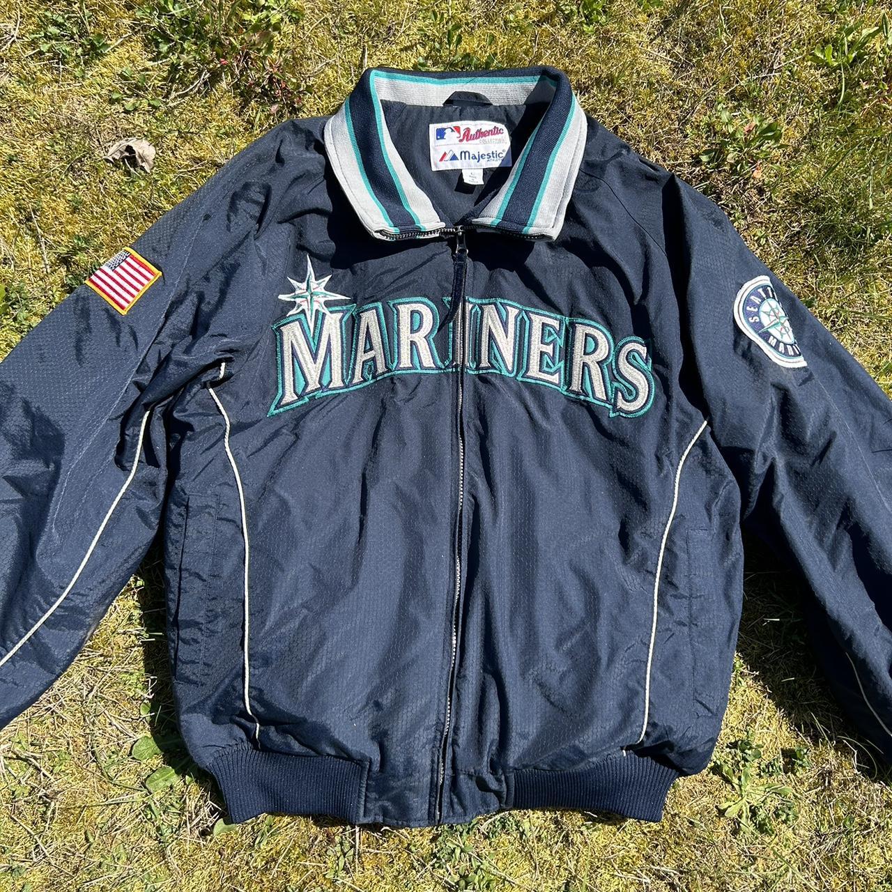 Seattle Mariners On Field Majestic Athletic Jacket