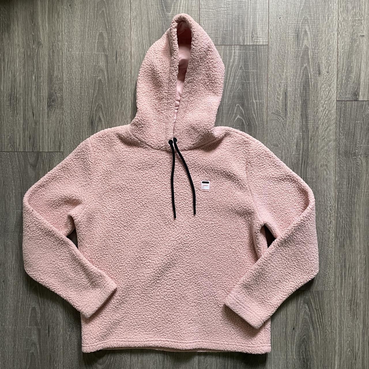 Fila hoodie cheap womens pink