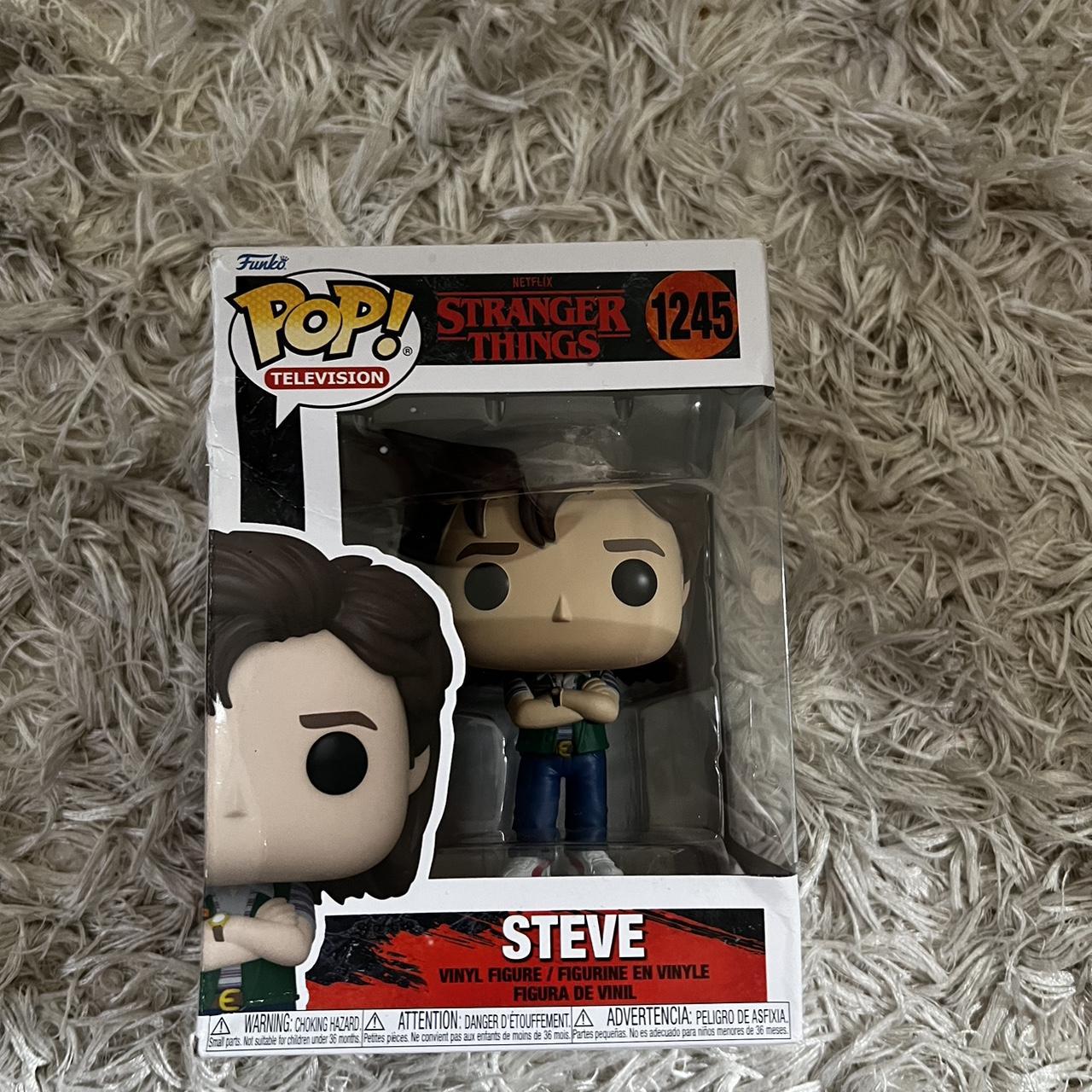 Untouched Steve Stranger things funko pop selling... - Depop