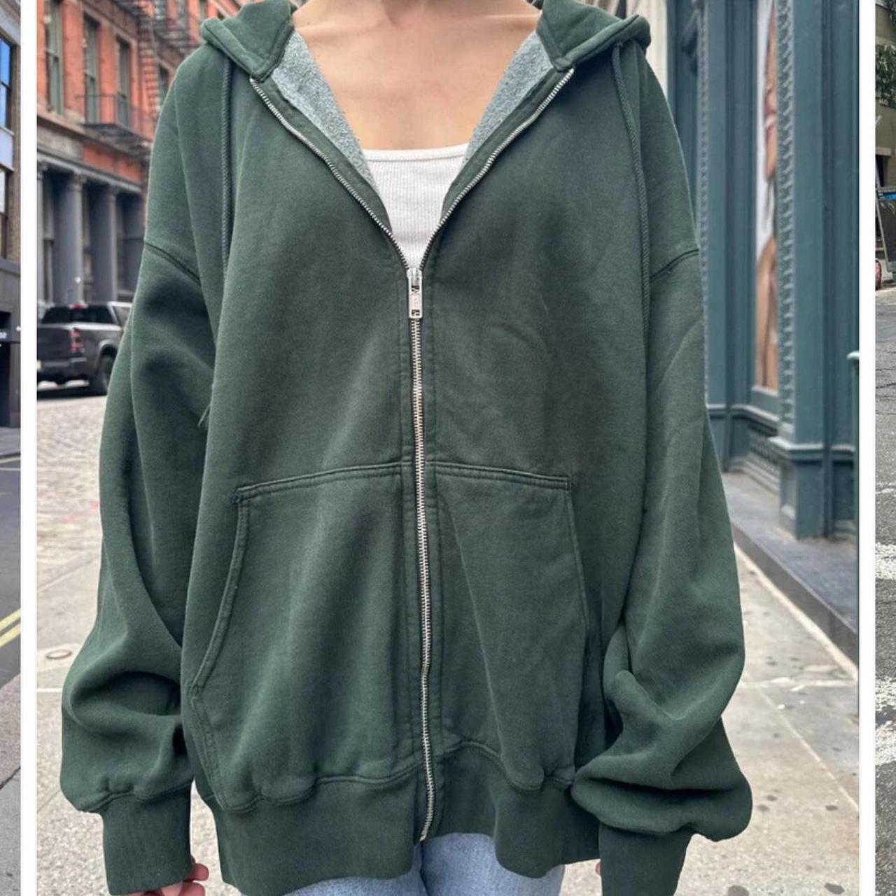 brandy melville forest green oversized fit christy... Depop