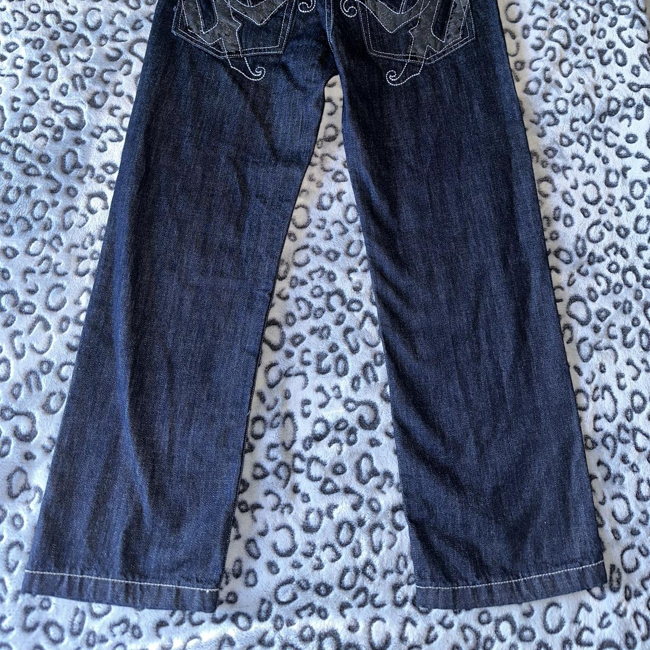 Southpole Women's Blue and Black Jeans | Depop