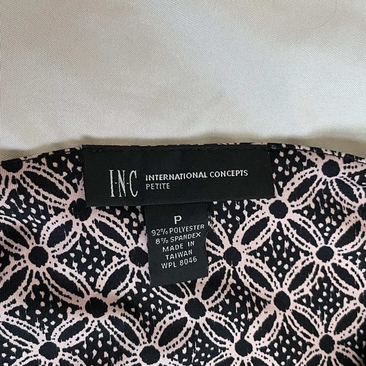 INC International Concepts Women's Pink and Black Vest (4)