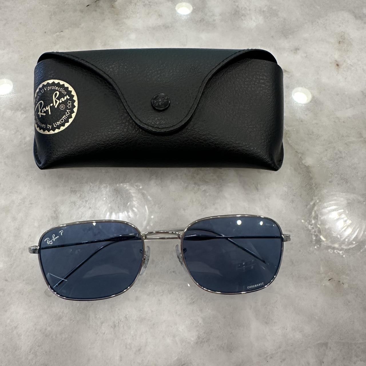 Ray-Ban Women's Square Sunglasses Blue/Black – Ray ban rectangle