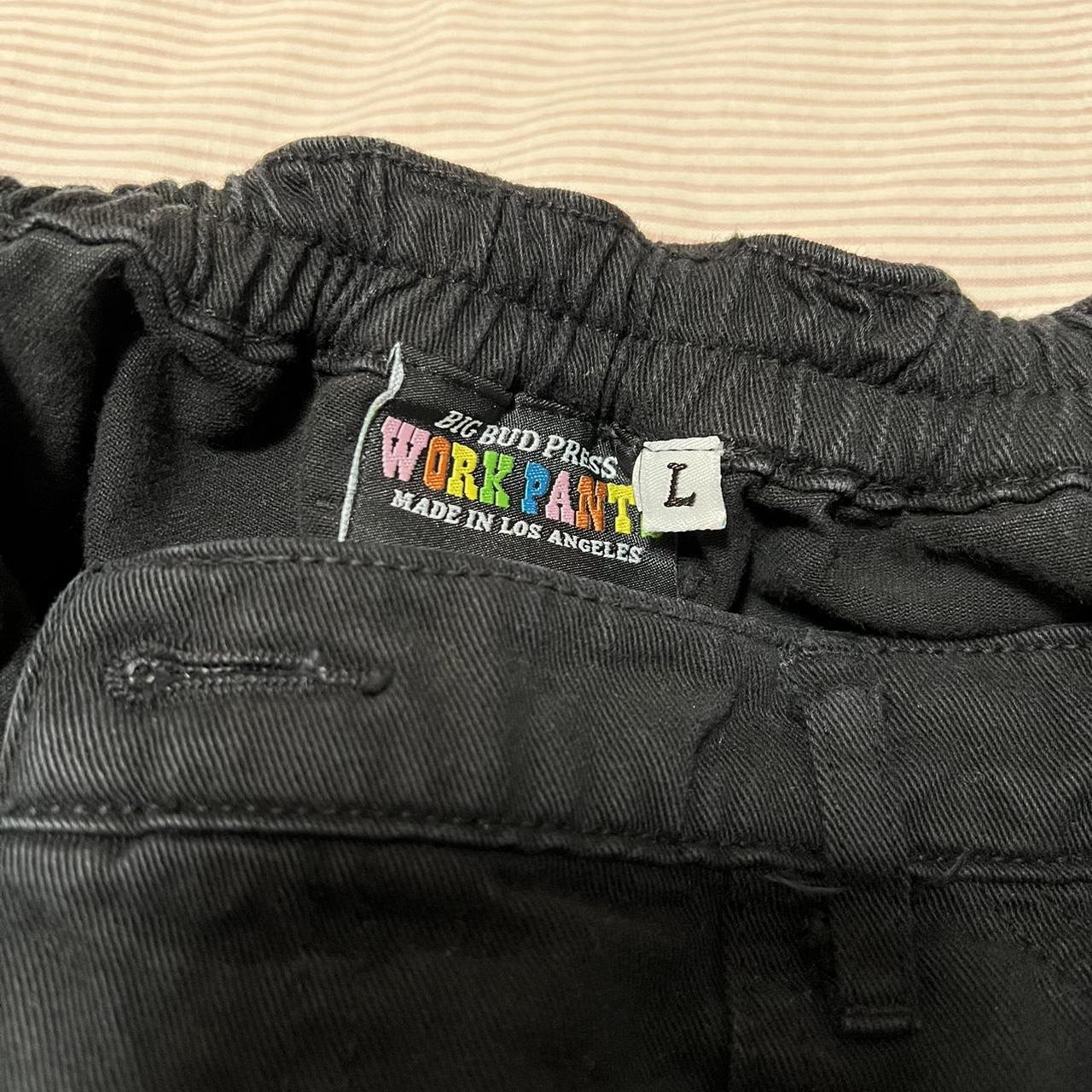 BIG BUD PRESS WORK PANTS IN BLACK These work pants... Depop
