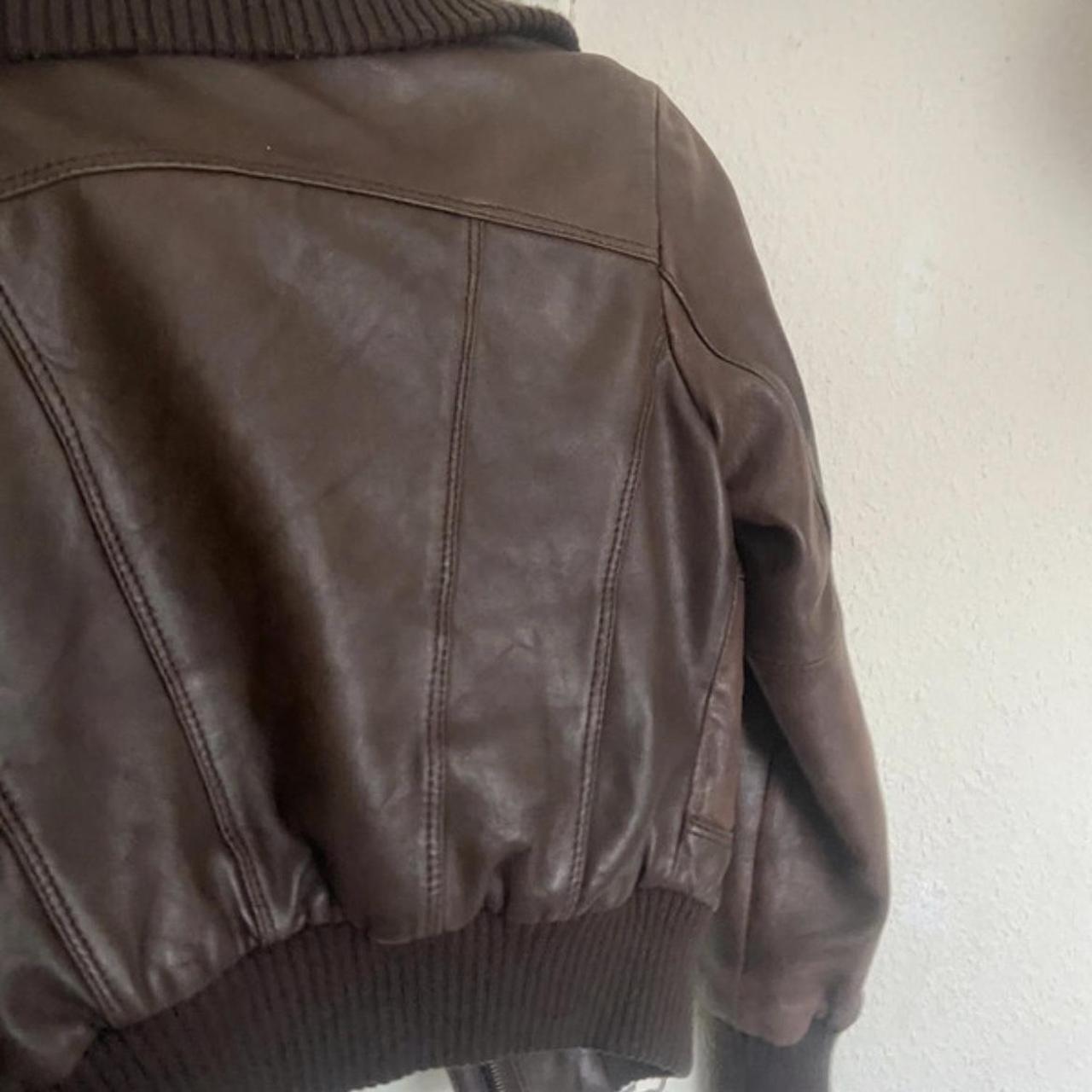 The lengesttt vintage leather bomber jacket. So so... - Depop