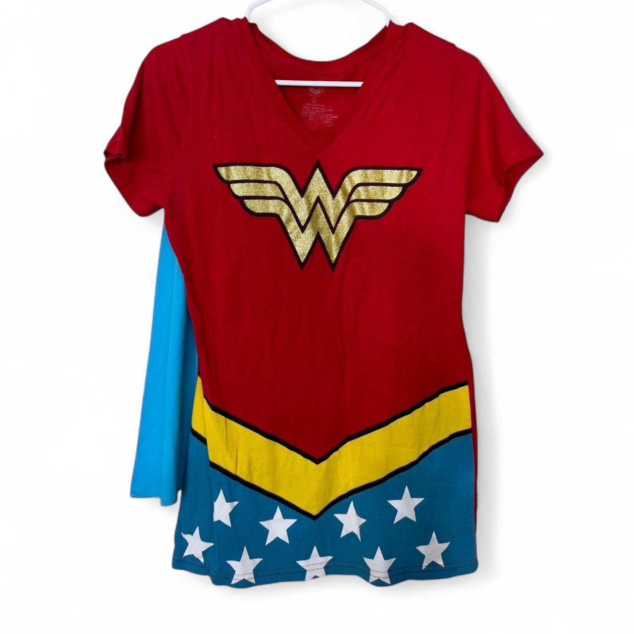 Wonder Woman Glitter Logo Juniors Cosplay Depop