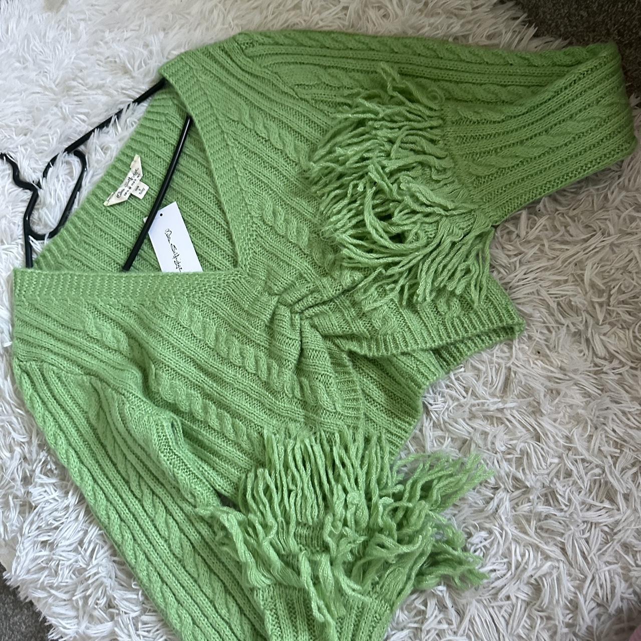 Miss selfridge green jumper best sale