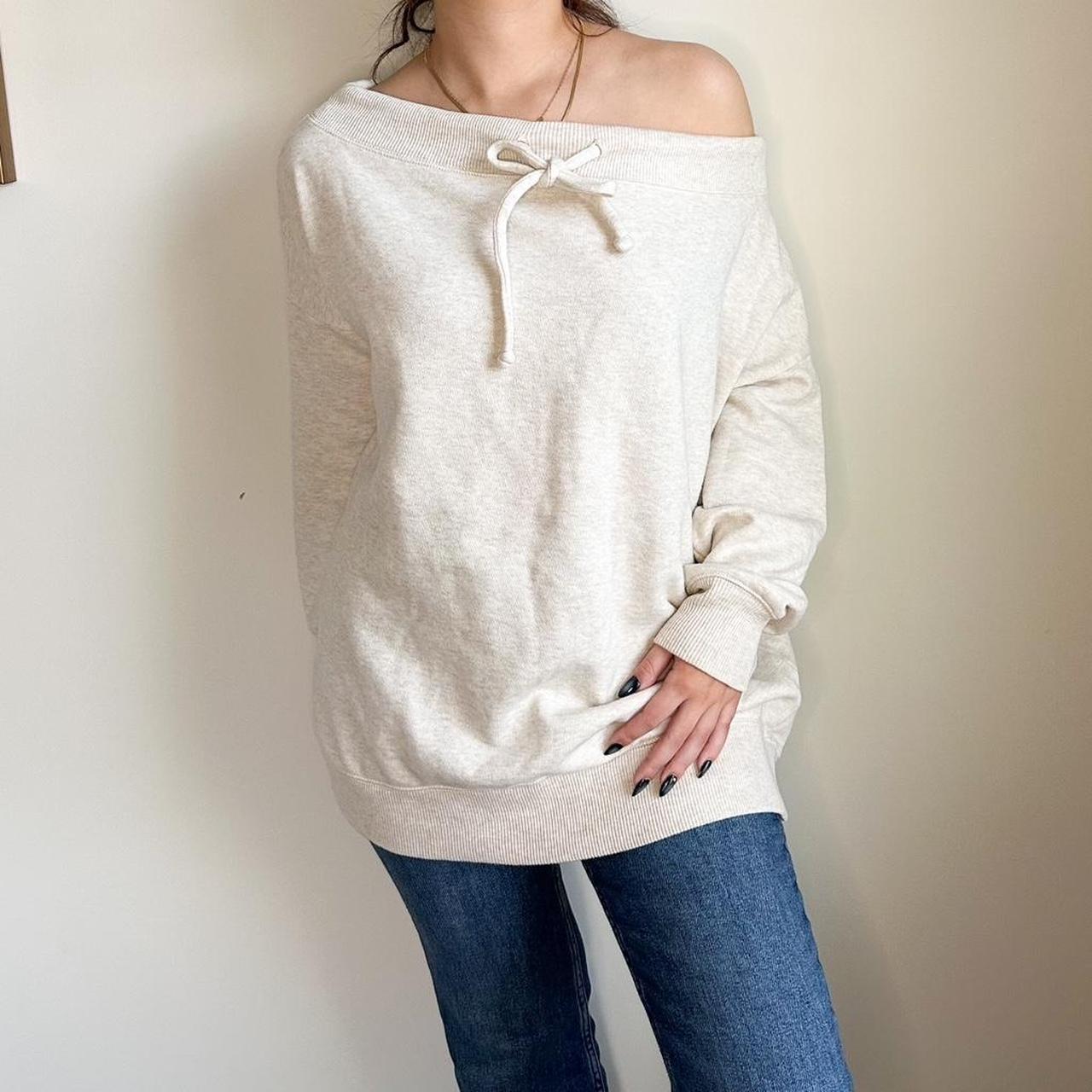 Aerie off hotsell the shoulder sweatshirt