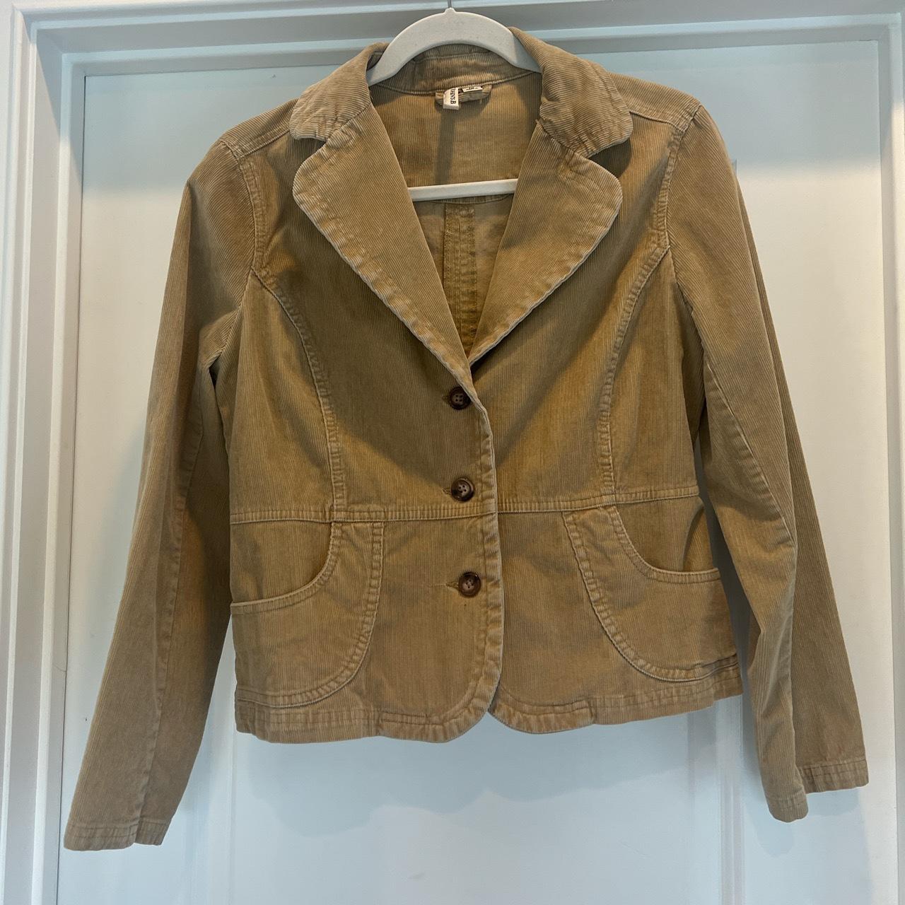 Vintage St. John s bay tan corduroy jacket Size