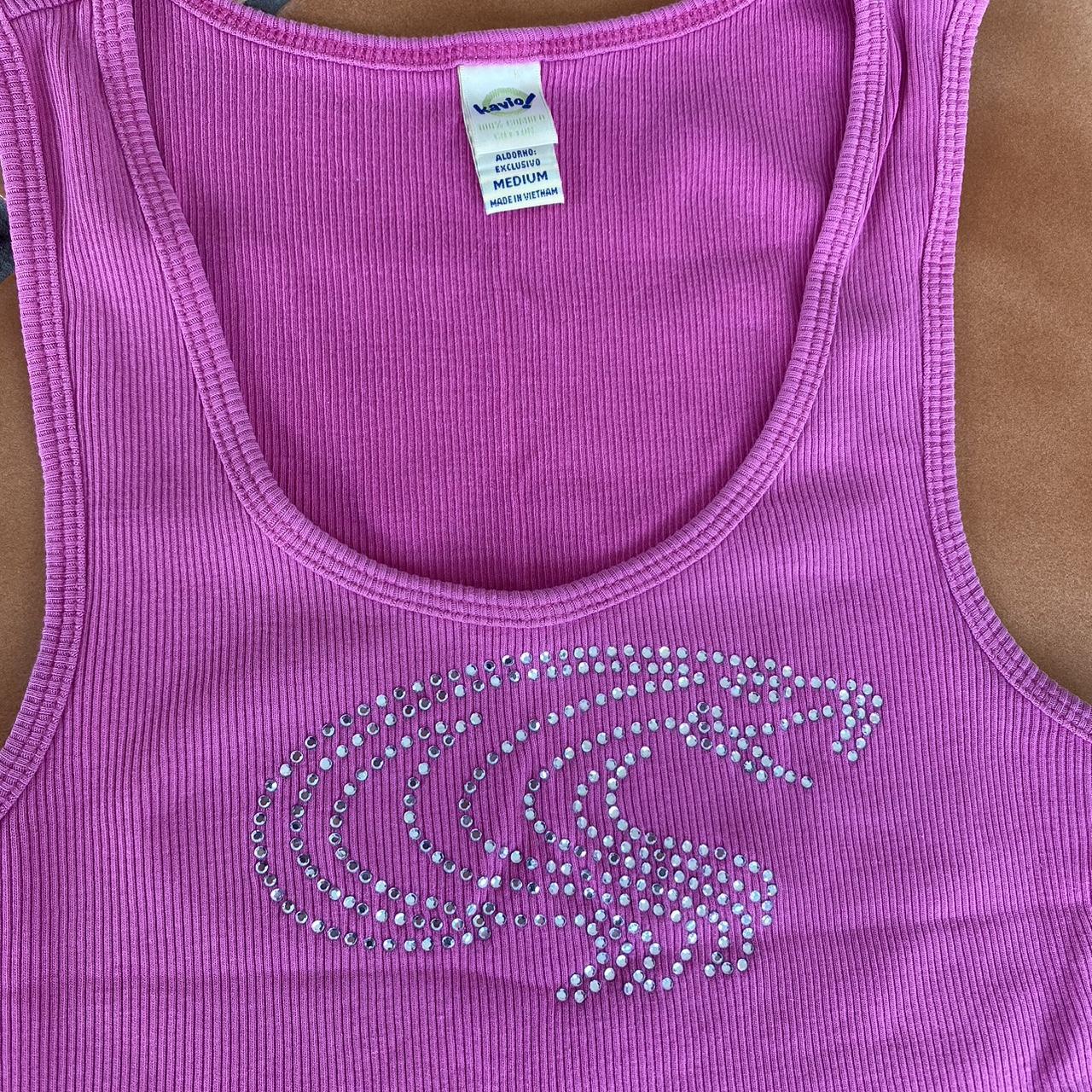 Women's Pink Vest Depop