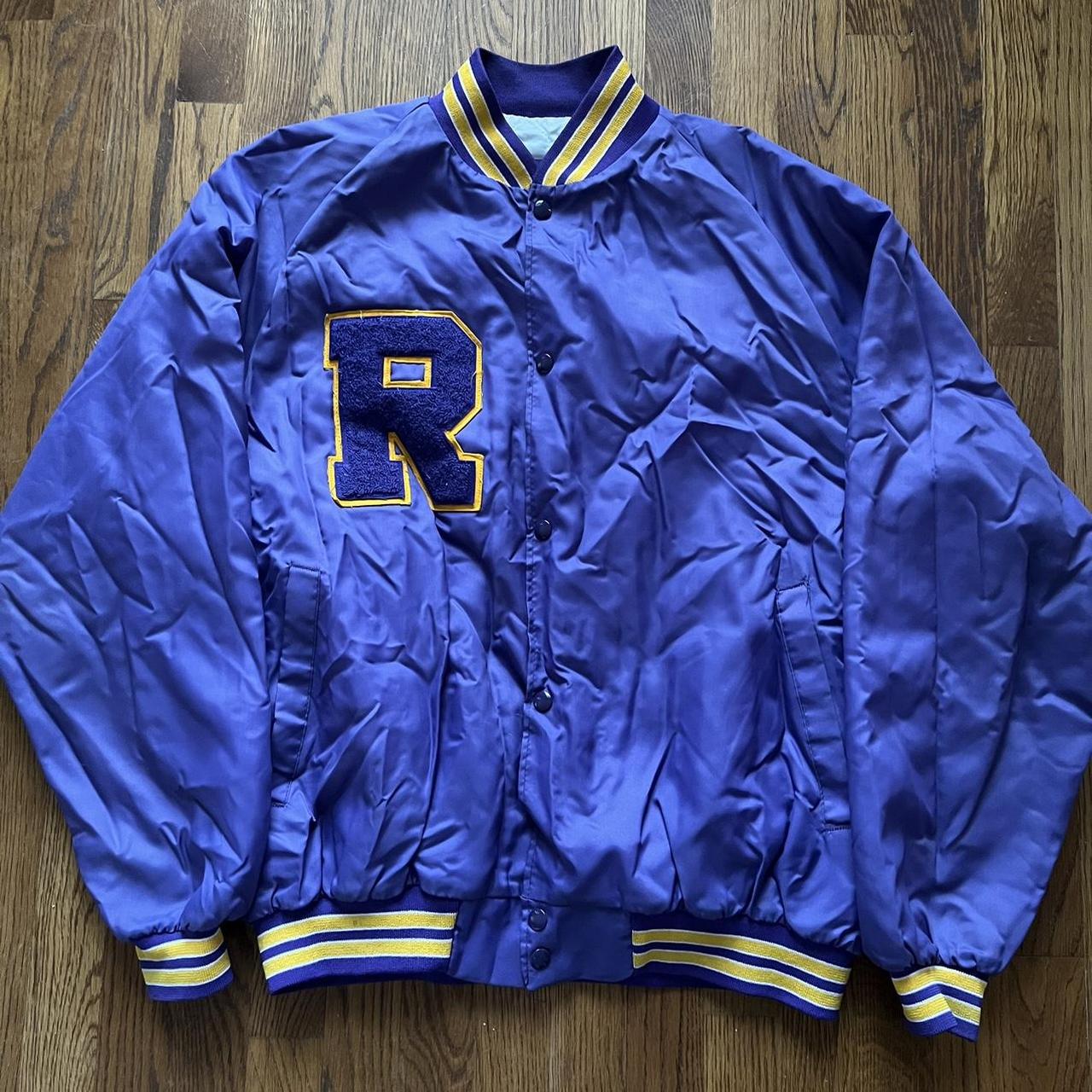 Vintage Baltimore Ravens NFL Jacket Custom made back - Depop