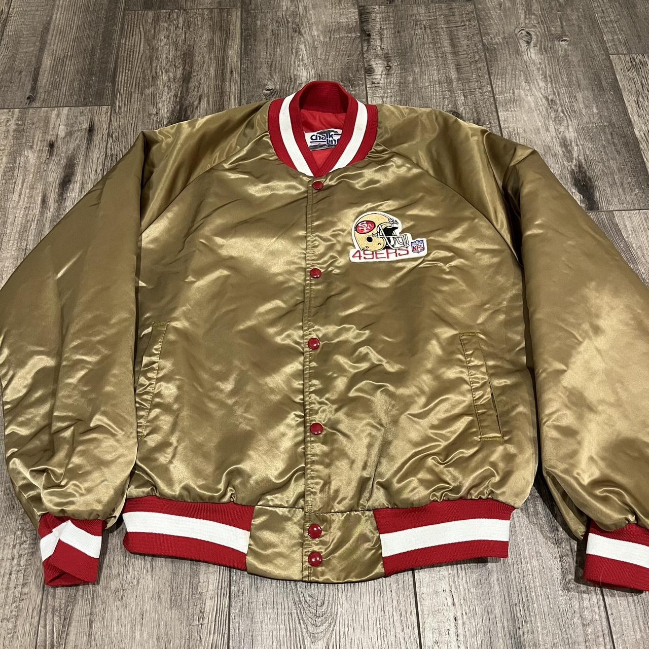 Vintage San Francisco 49ers chalkline jacket - Depop