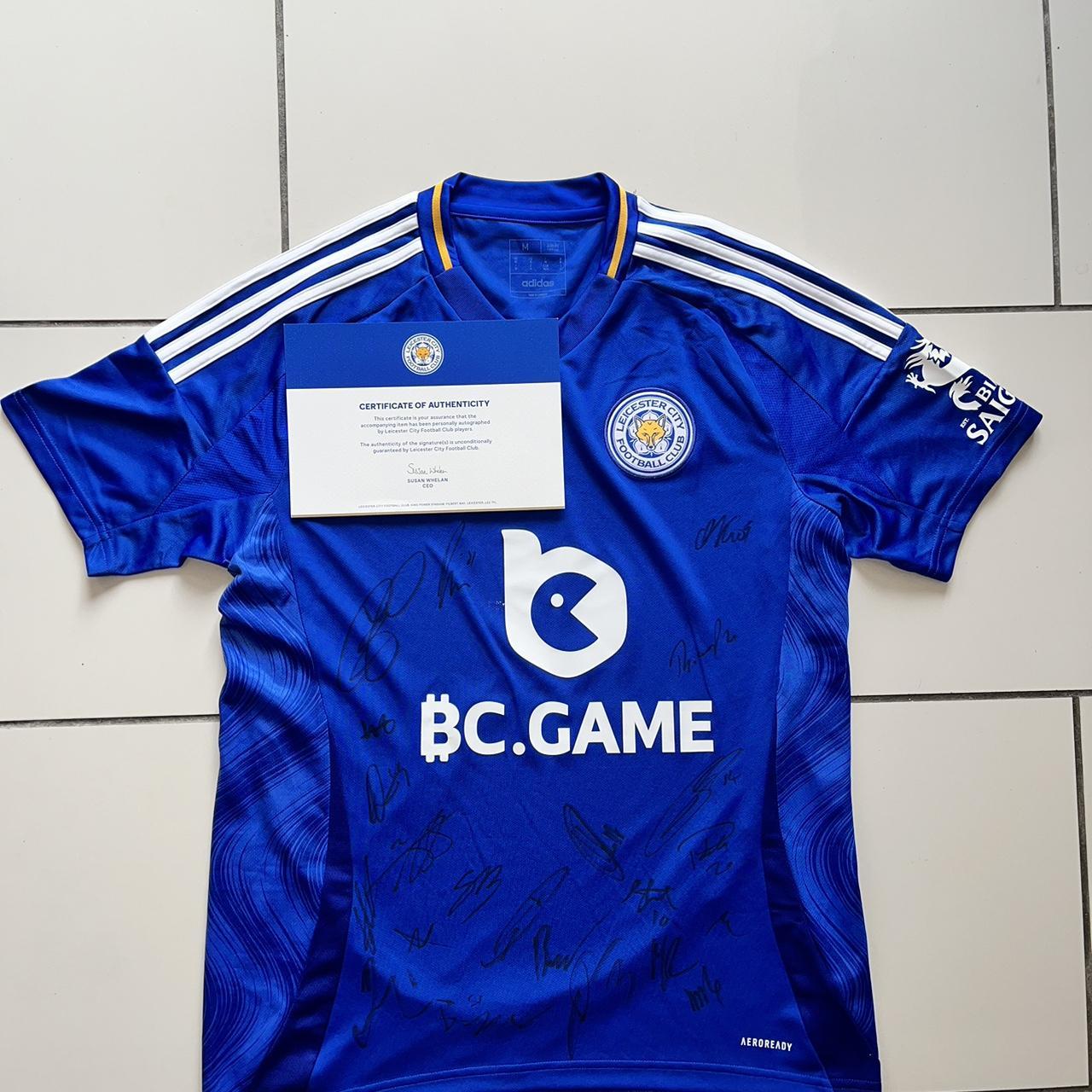 Kit Signed Leicester City Shirt Signed Leicester City Jersey