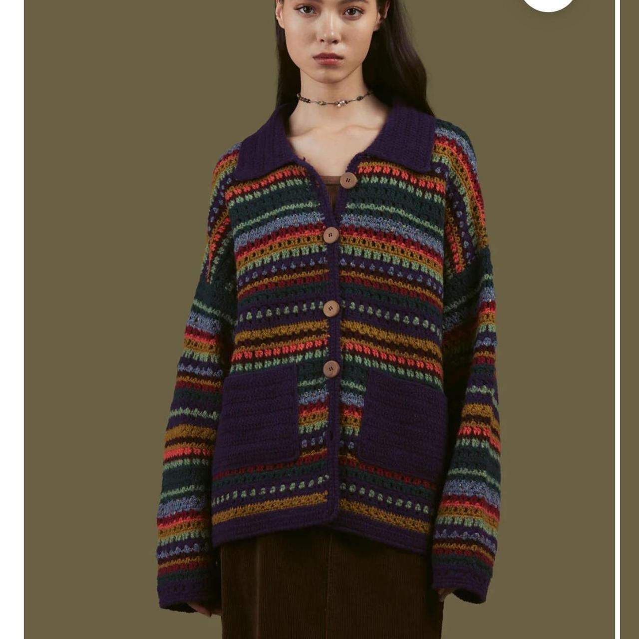 UNIF Women's Cardigan - Multi - XS – unif loop ca… - image 4