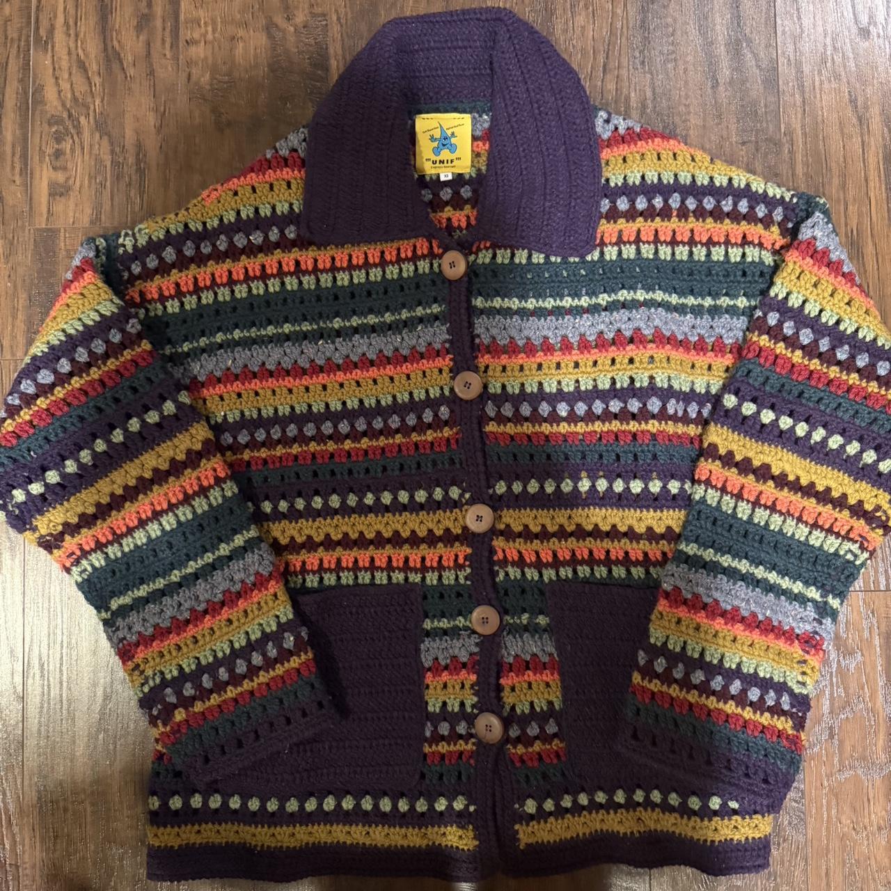 UNIF Women's Cardigan - Multi - XS – unif loop ca… - image 1