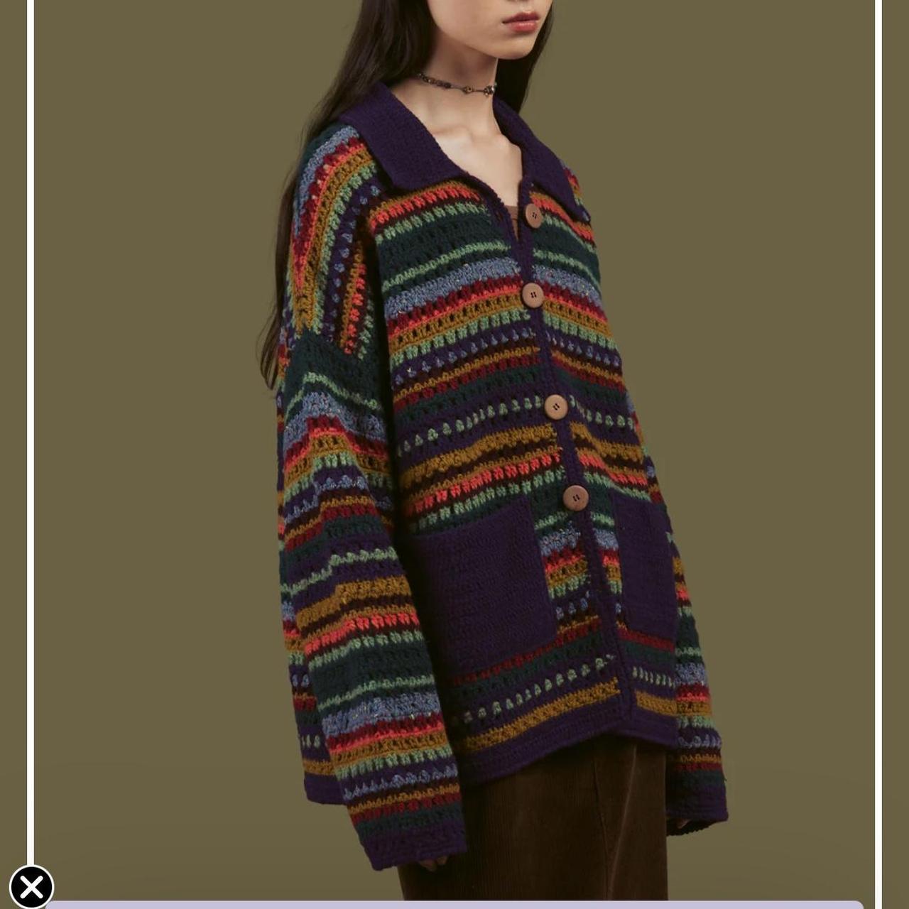 UNIF Women's Cardigan - Multi - XS – unif loop ca… - image 5