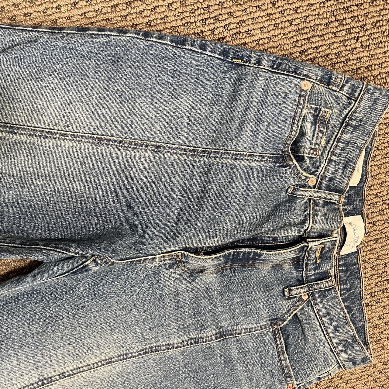 vintage straight jeans universal thread size 6/28R Depop