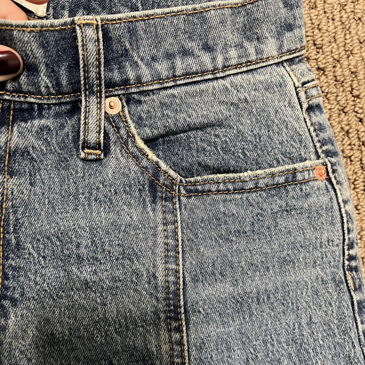 vintage straight jeans universal thread size 6/28R Depop