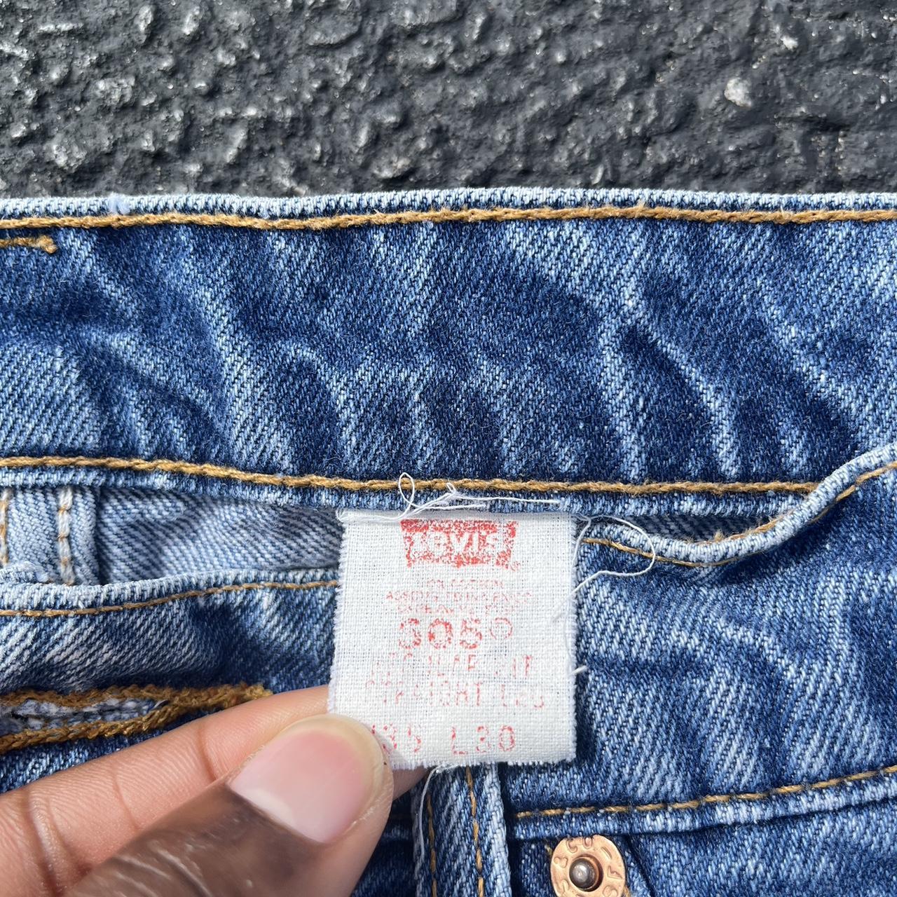 Vintage Levi 505 Paper Tag JeansN Tagged 35 Waist x... Depop