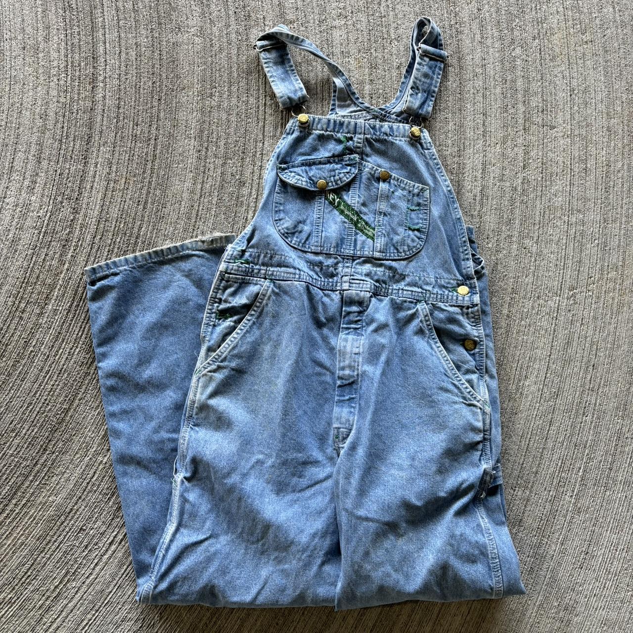 Vintage Key Overalls 📏 Size (34 pit to pit x 30... Depop