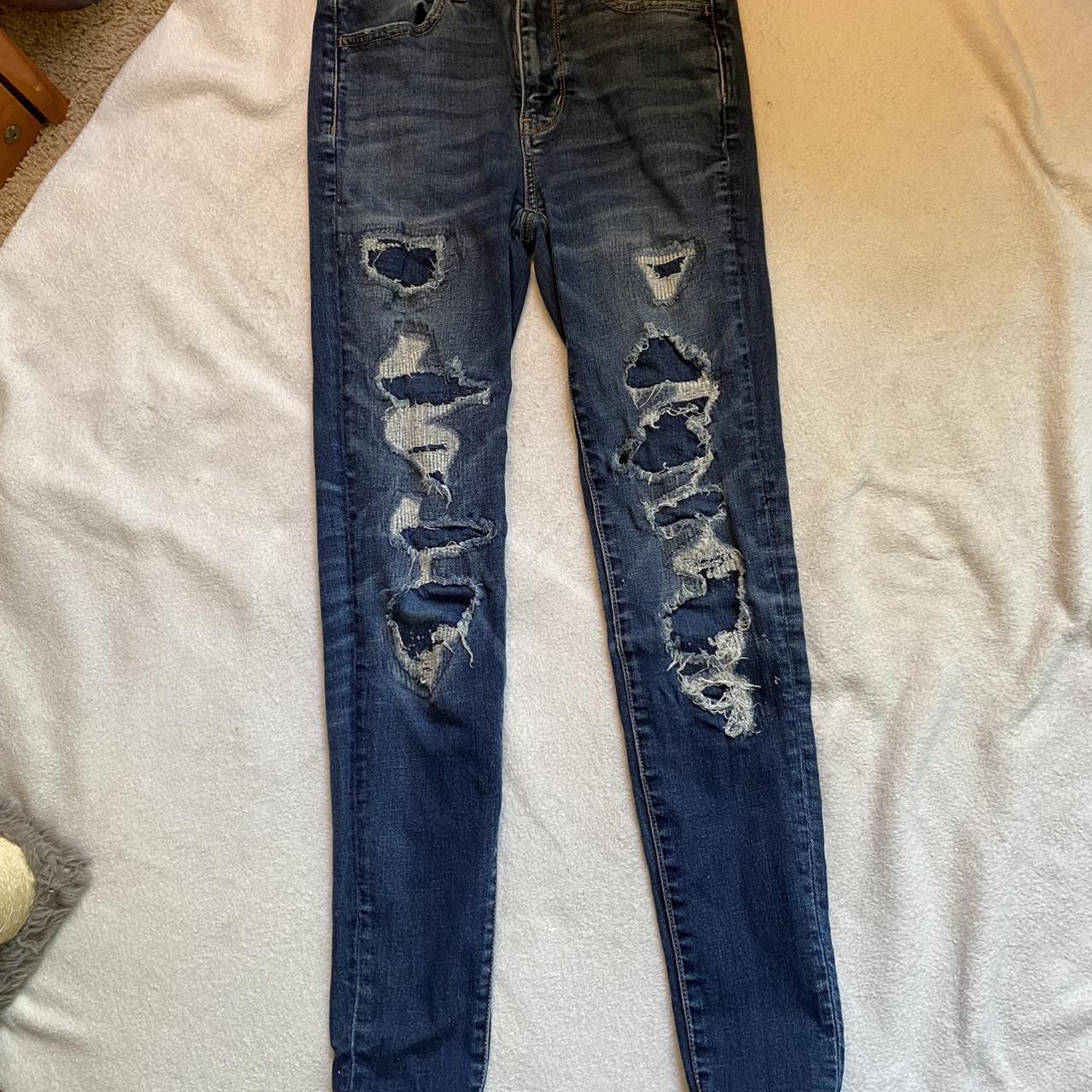 American Eagle Ripped Jeans #jeans #rippedjeans - Depop