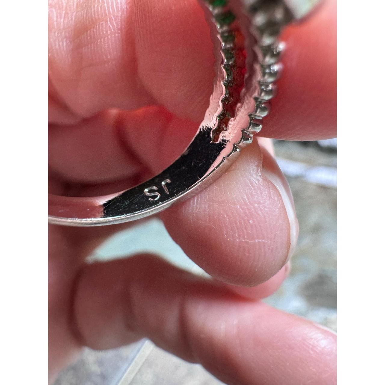 Women's Ring - Silver/Green – Bold statement cock… - image 3