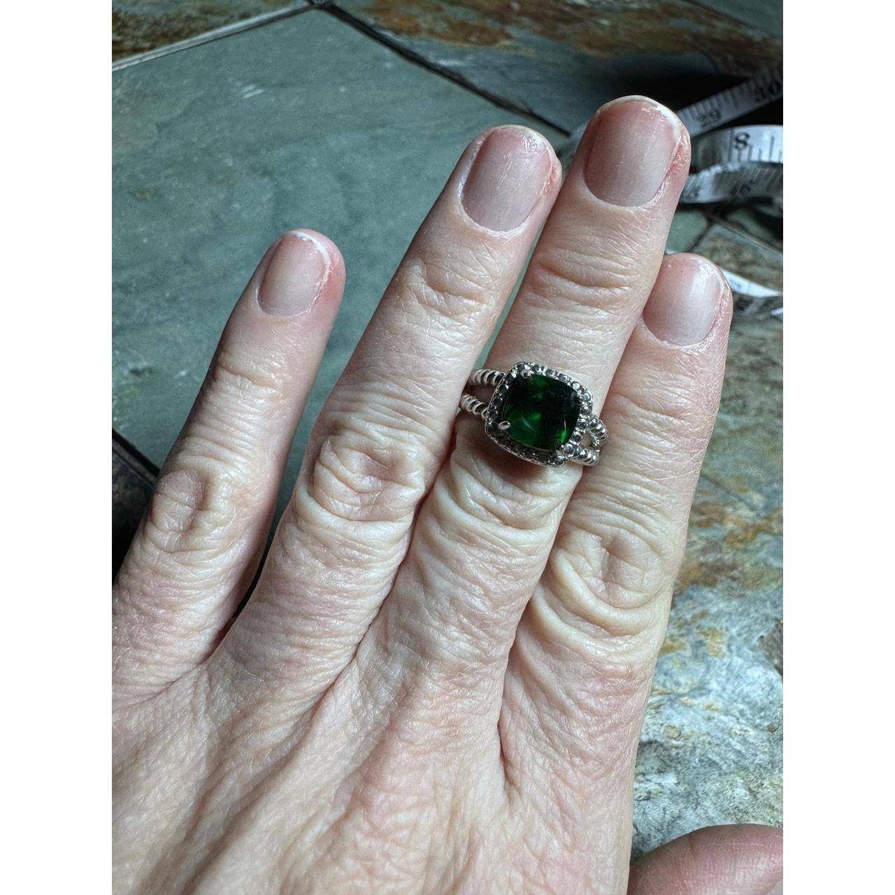 Women's Ring - Silver/Green – Bold statement cock… - image 4