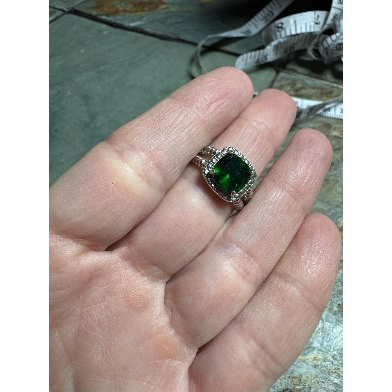 Women's Ring - Silver/Green – Bold statement cock… - image 5