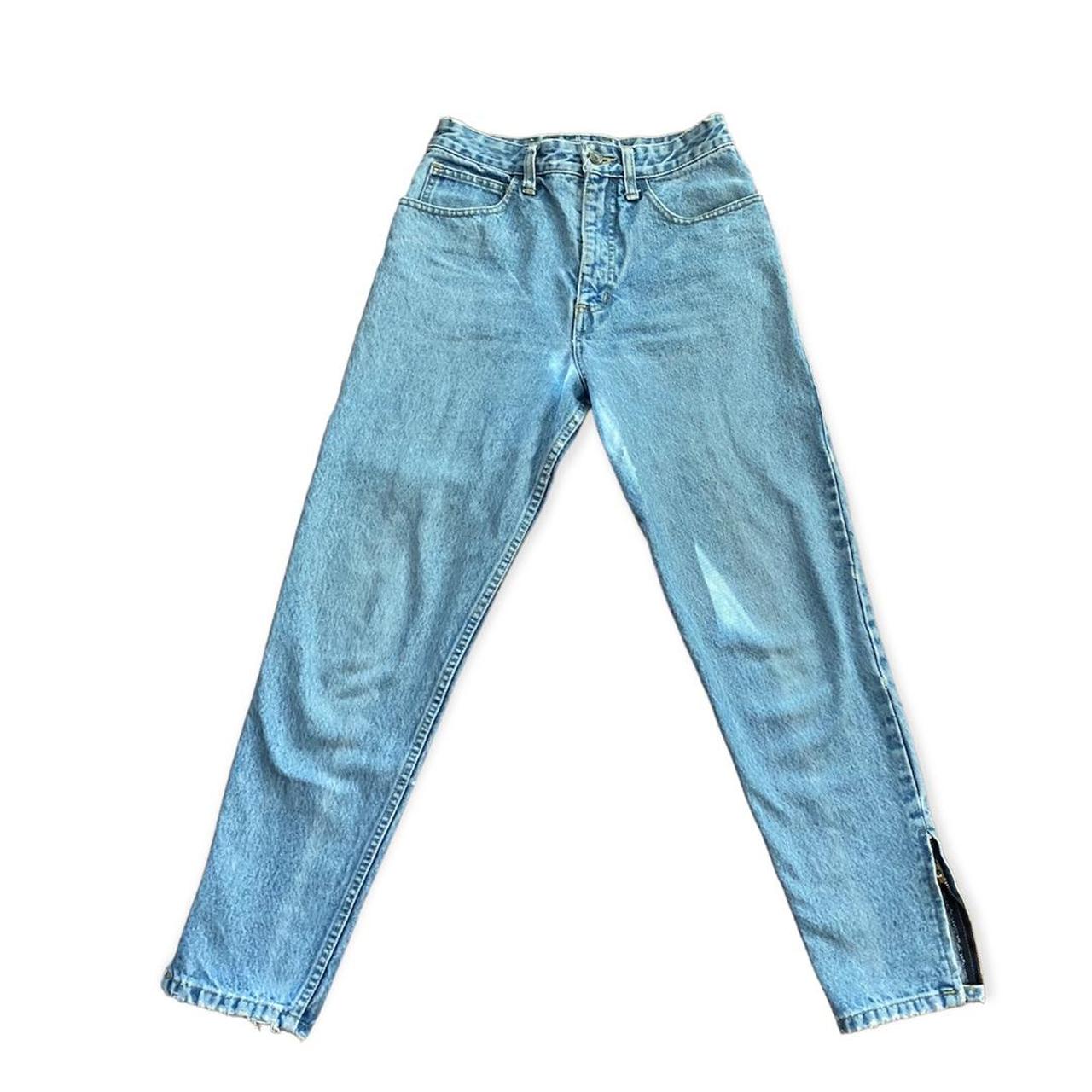 Light Wash High Waisted Mom Jeans