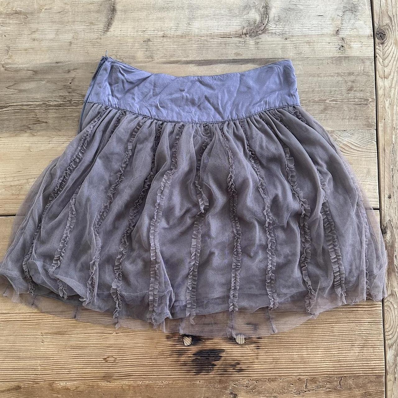 Women's Purple and Grey Skirt | Depop