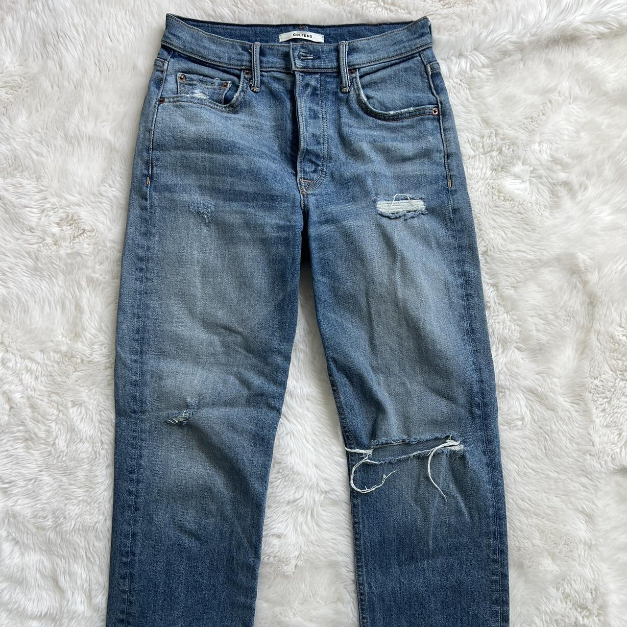 GRLFRND Women's Blue Jeans | Depop