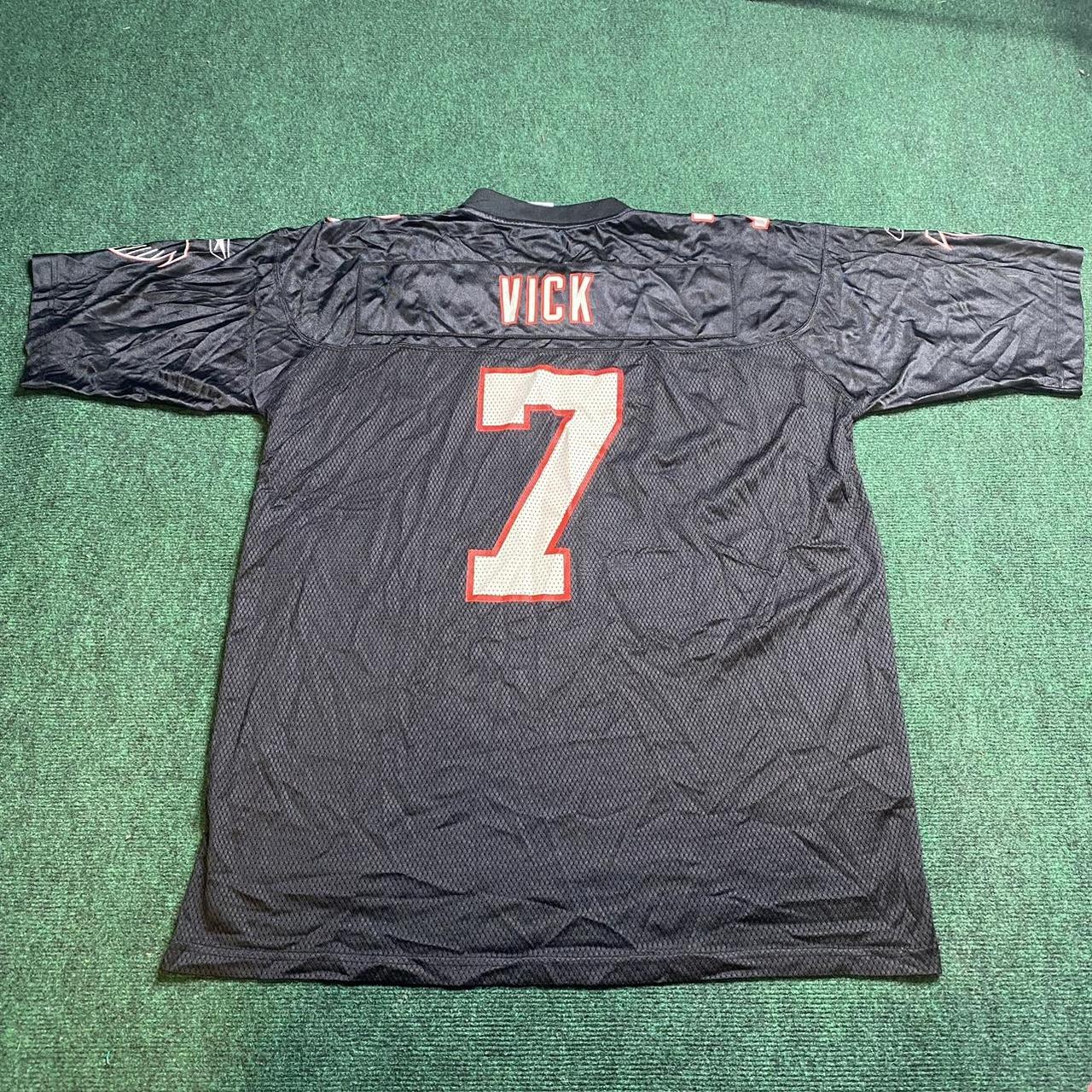 Michael Vick Falcons Reebok NFL Youth Large Red - Depop