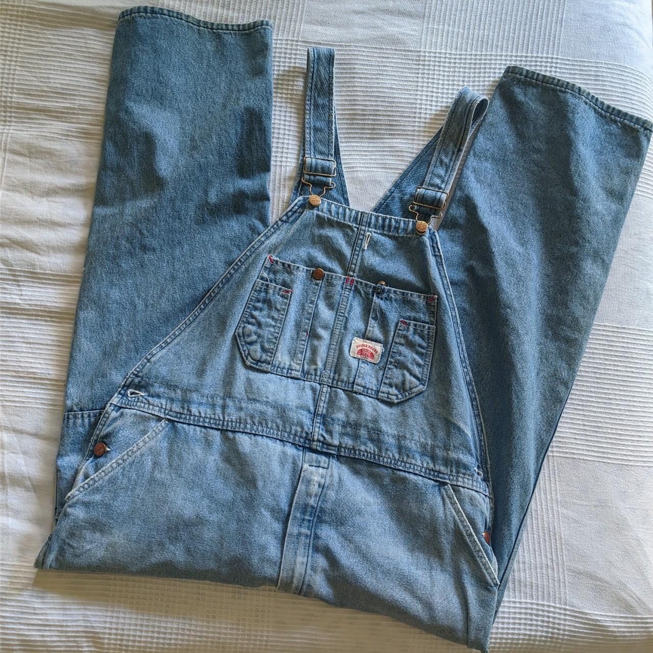 American Vintage Women's Blue and Navy Dungarees-overalls