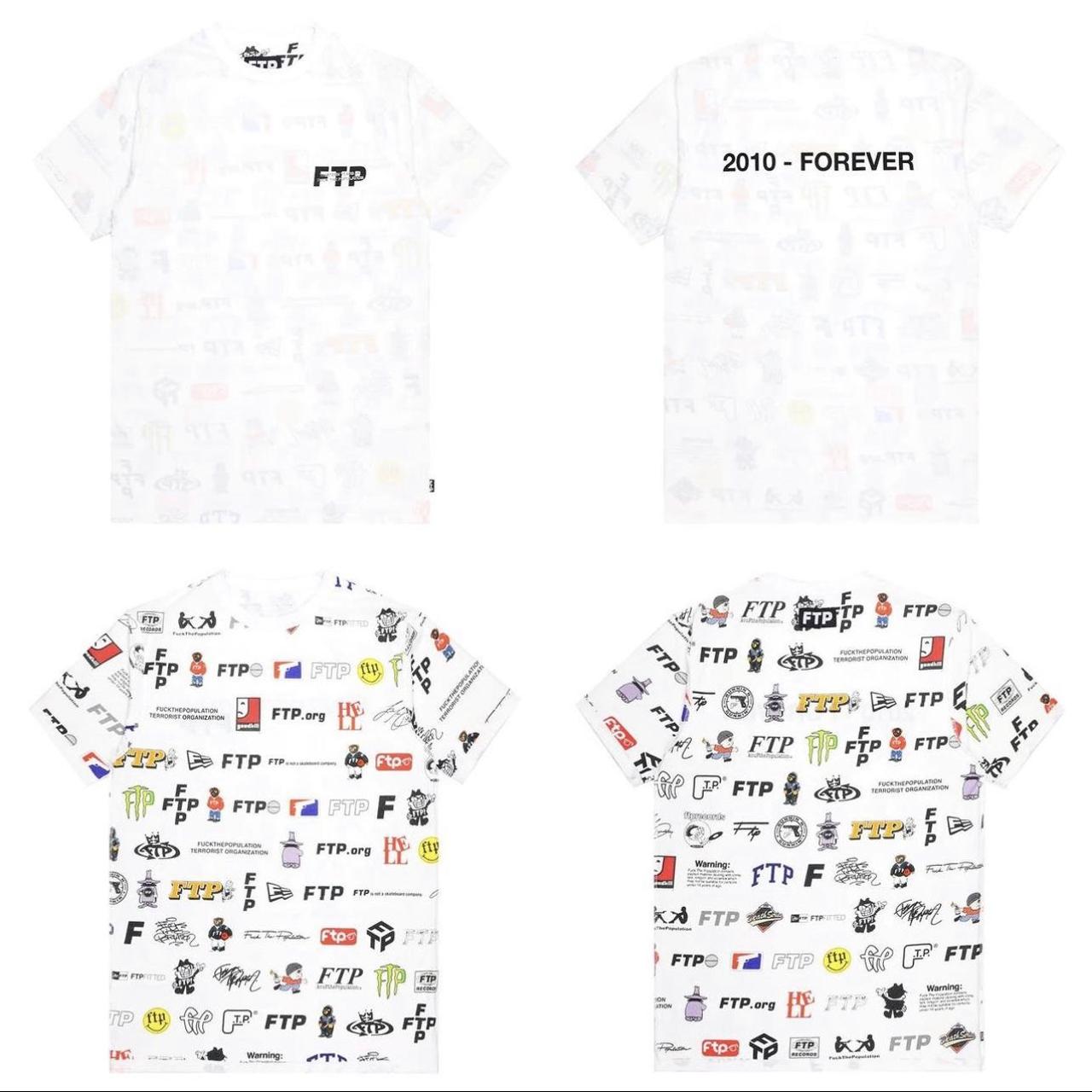 超可爱の FTP 13 YEAR ANNIVERSARY TEE large | franciscovilla.mx