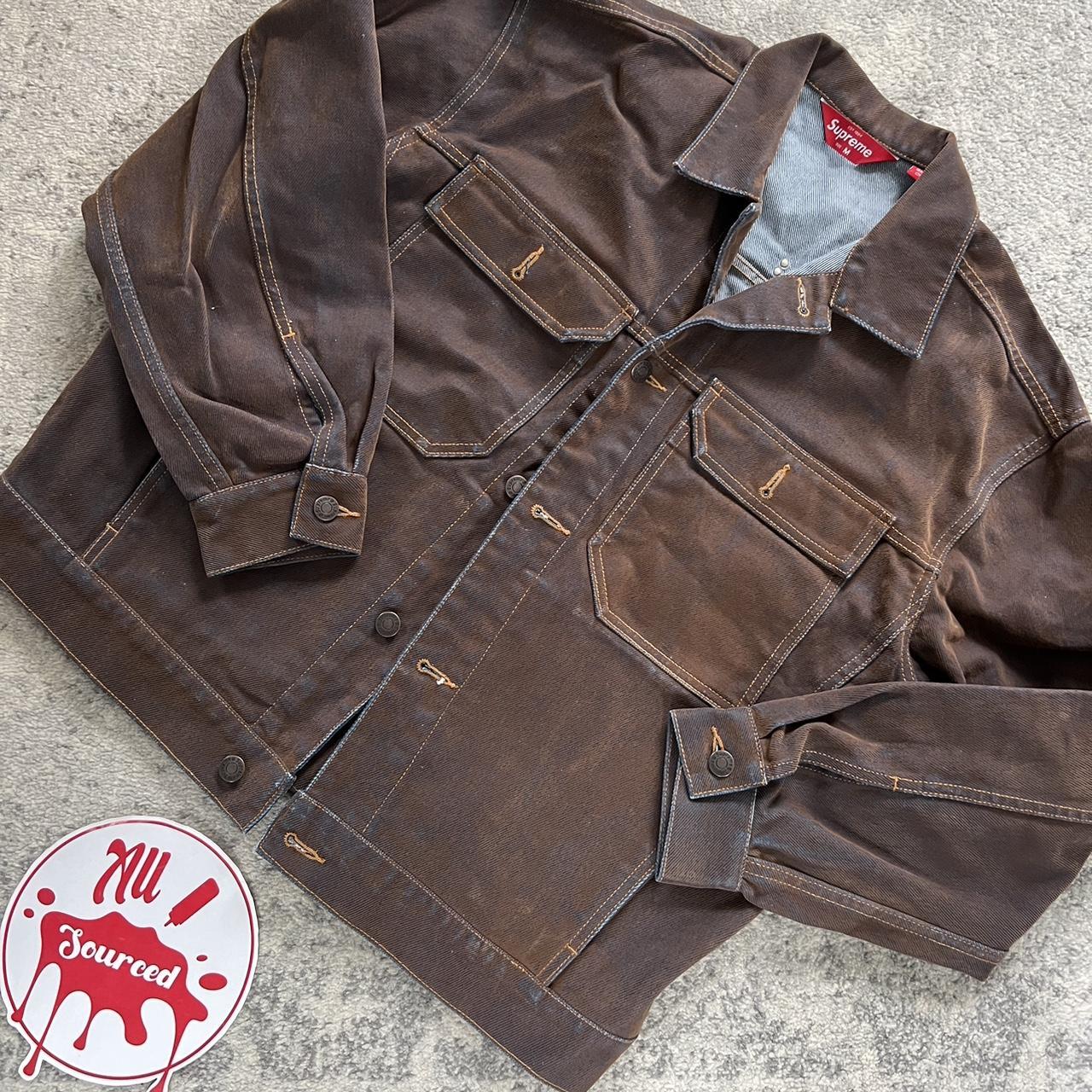 Supreme x Levi's Moleskin Trucker Jacket F/W... - Depop