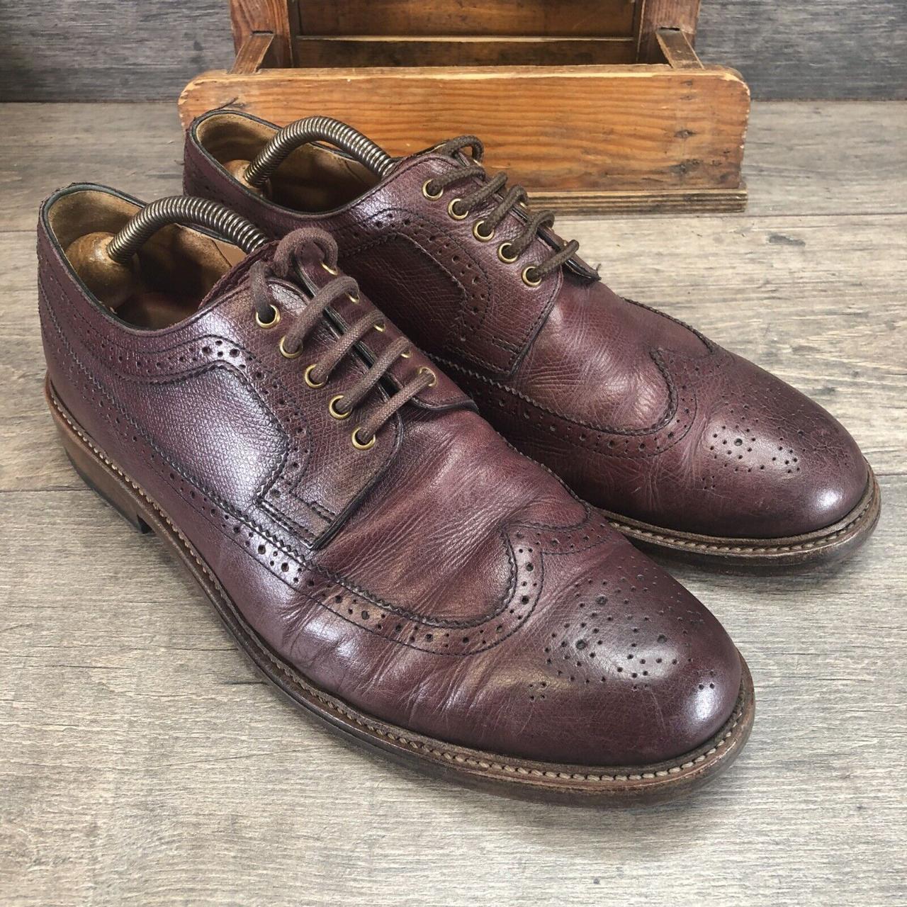 Grenson on sale burgundy brogue