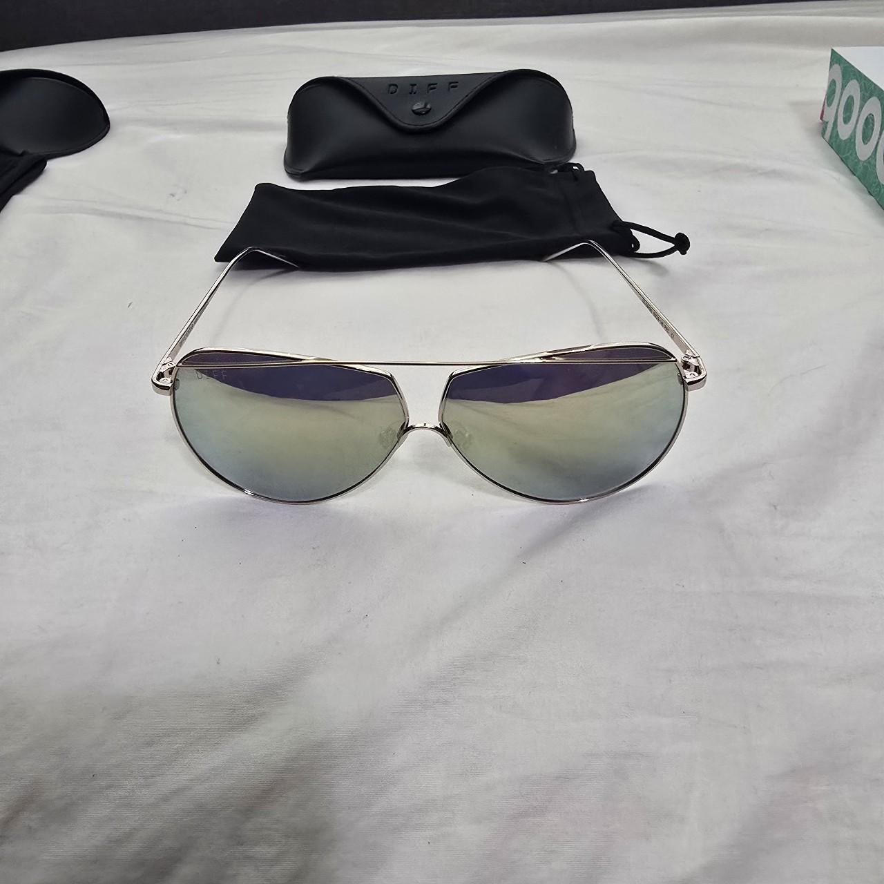 DIFF Women's Sunglasses - Multi/Silver – Diff gol… - image 1