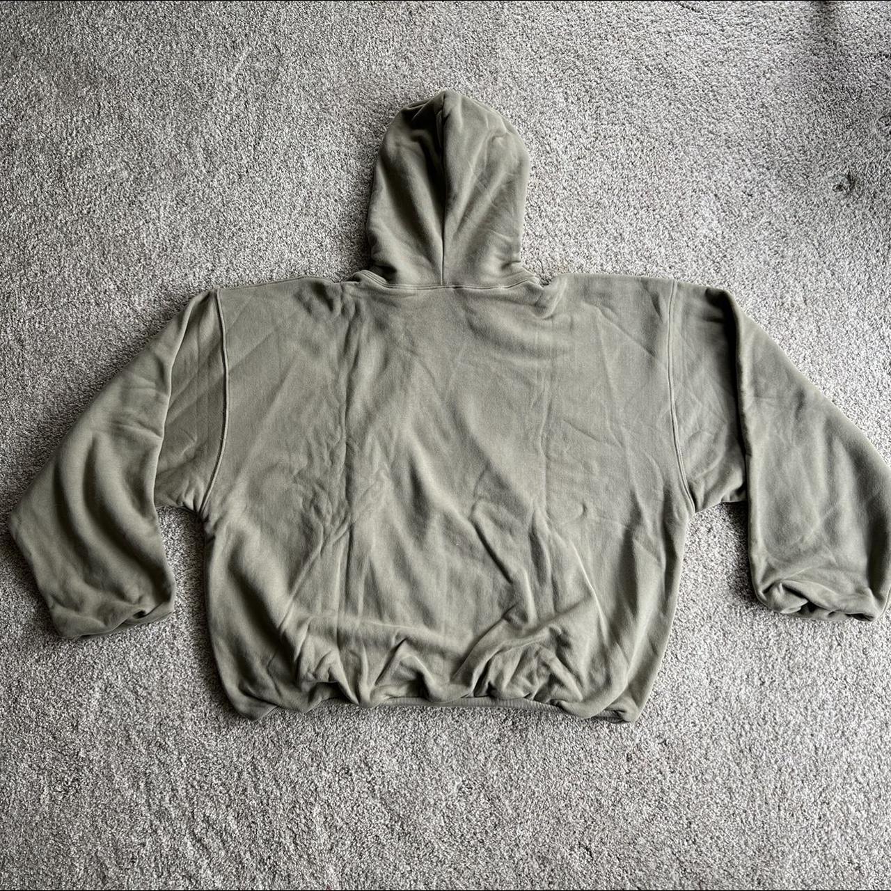 Yeezy GAP Dove Oversized Hoodie Blank Size... - Depop