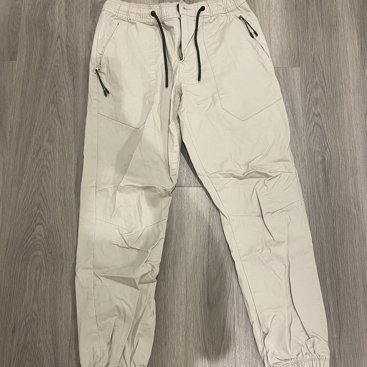 Men's Cream Trousers | Depop