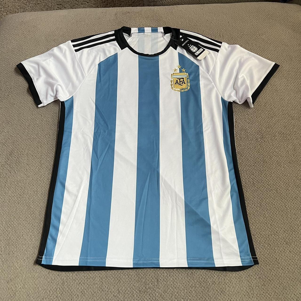 Argentina Messi World Cup 2022 Jersey World cup - Depop