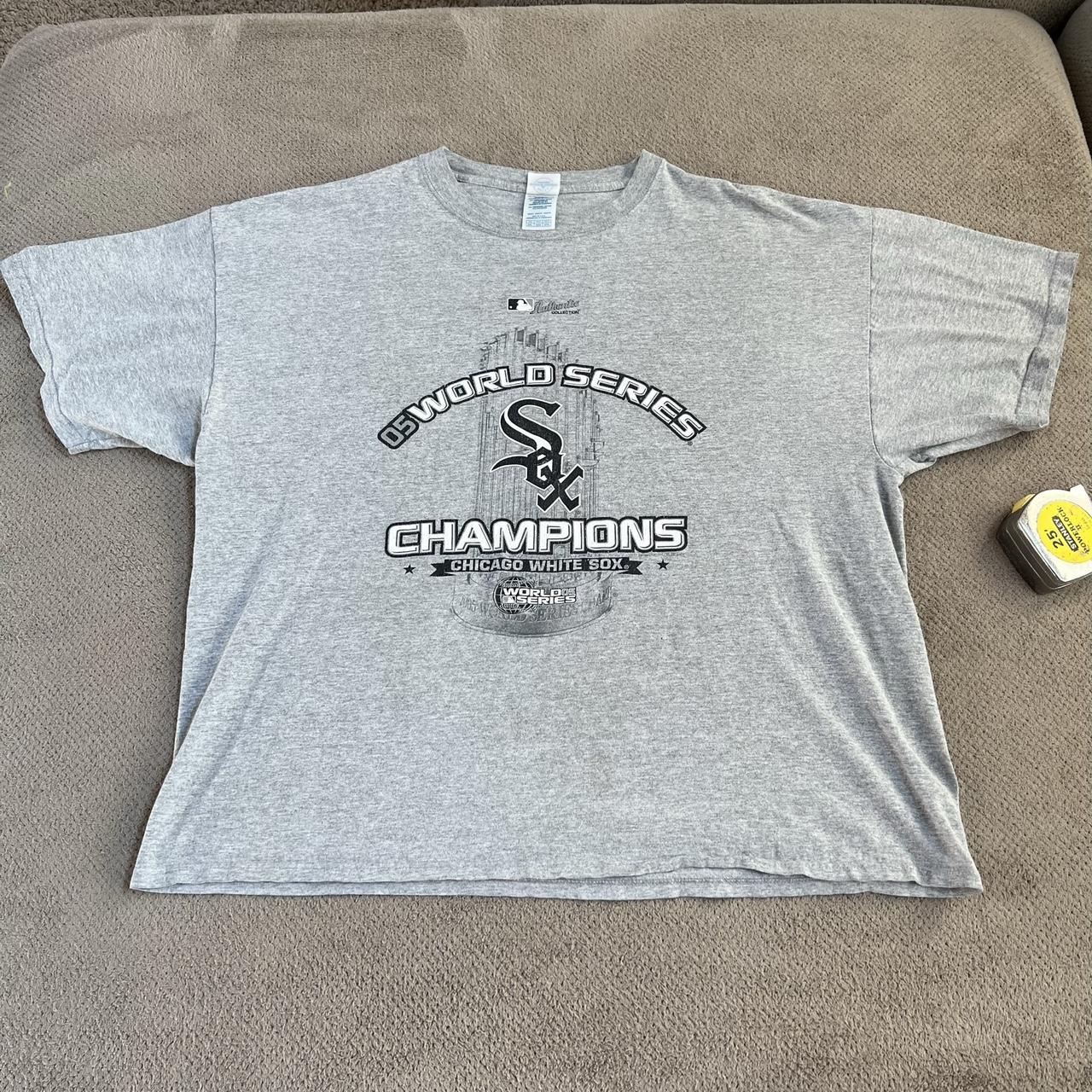 Chicago White Sox Gray 2005 World Champions T Shirt Size XL