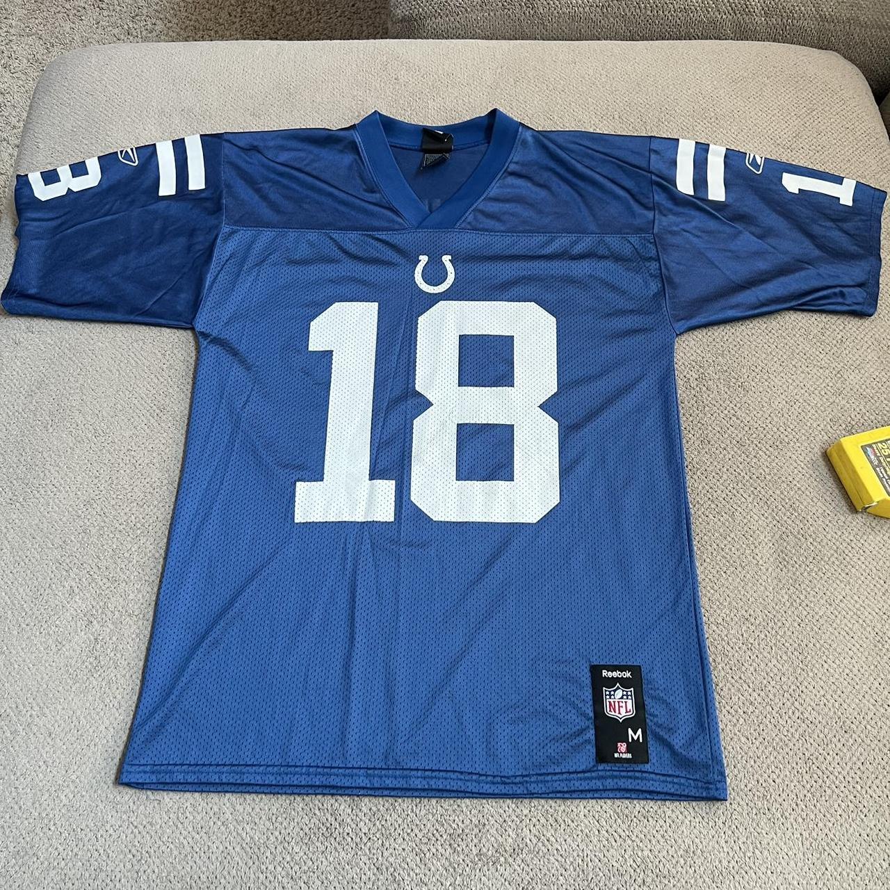 Vintage Reebok Peyton Manning Colts Jersey Size - Depop